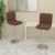 Scaune de bar, 2 buc., maro, material textil GartenMobel Dekor