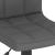 Scaun de bar, gri închis, material textil GartenMobel Dekor