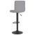 Scaun de bar, gri deschis, material textil GartenMobel Dekor