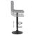 Scaun de bar, gri deschis, material textil GartenMobel Dekor