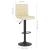 Scaun de bar, crem, material textil GartenMobel Dekor