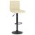 Scaun de bar, crem, material textil GartenMobel Dekor