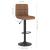 Scaun de bar, maro, material textil GartenMobel Dekor