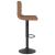 Scaun de bar, maro, material textil GartenMobel Dekor