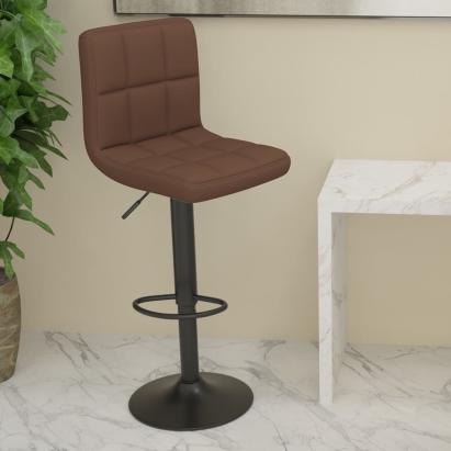 Scaun de bar, maro, material textil GartenMobel Dekor