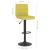 Scaun de bar, verde, material textil GartenMobel Dekor