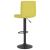 Scaun de bar, verde, material textil GartenMobel Dekor