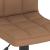 Scaune de bar, 2 buc., maro, material textil GartenMobel Dekor