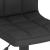 Scaune de bar, 2 buc., negru, material textil GartenMobel Dekor