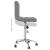 Scaun de birou pivotant, gri deschis, material textil GartenMobel Dekor