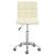 Scaun de birou pivotant, crem, material textil GartenMobel Dekor