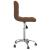 Scaun de birou pivotant, maro, material textil GartenMobel Dekor