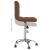 Scaun de birou pivotant, maro, material textil GartenMobel Dekor