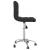 Scaun de birou pivotant, negru, material textil GartenMobel Dekor