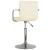 Scaun de bar, crem, material textil GartenMobel Dekor