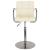 Scaun de bar, crem, material textil GartenMobel Dekor