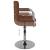 Scaun de bar, maro, material textil GartenMobel Dekor