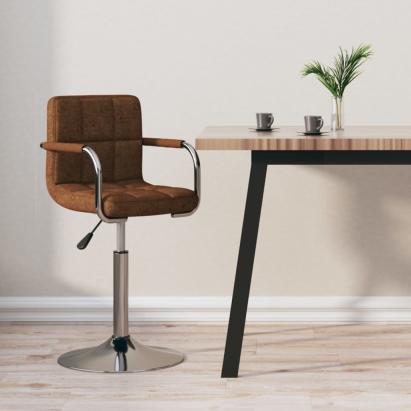 Scaun de bar, maro, material textil GartenMobel Dekor