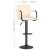 Scaune de bar, 2 buc., crem, material textil GartenMobel Dekor