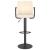Scaune de bar, 2 buc., crem, material textil GartenMobel Dekor