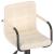 Scaune de bar, 2 buc., crem, material textil GartenMobel Dekor