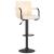 Scaune de bar, 2 buc., crem, material textil GartenMobel Dekor