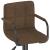 Scaune de bar, 2 buc., maro, material textil GartenMobel Dekor