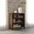 Dulap de depozitare ,maro rustic,72x36x82cm,metal și MDF GartenMobel Dekor