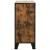 Dulap de depozitare ,maro rustic,72x36x82cm,metal și MDF GartenMobel Dekor