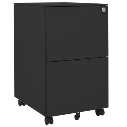 Dulap dosare mobil, antracit, 39x45x67 cm, oțel GartenMobel Dekor