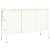 Servantă, alb, 105x35x70 cm, oțel și sticlă GartenMobel Dekor