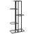 Suport pentru flori cu 5 niveluri, negru, 43x22x98 cm, metal GartenMobel Dekor