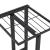 Suport pentru flori cu 5 niveluri, negru, 43x22x98 cm, metal GartenMobel Dekor
