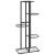 Suport pentru flori cu 5 niveluri, negru, 43x22x98 cm, metal GartenMobel Dekor