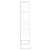 Suport pentru flori cu 5 niveluri, alb, 43x22x98 cm, metal GartenMobel Dekor