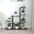Suport pentru flori, 94,5x25x88 cm, negru, metal GartenMobel Dekor