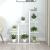 Suport pentru flori, 94,5x25x88 cm, alb, metal GartenMobel Dekor