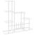 Suport pentru flori, 94,5x25x88 cm, alb, metal GartenMobel Dekor