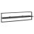 Suport de prosoape, negru, 95x25x22 cm, fier GartenMobel Dekor