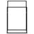 Suport de prosoape autonom, negru, 48x24x78,5 cm, fier GartenMobel Dekor