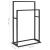 Suport de prosoape autonom, negru, 48x24x78,5 cm, fier GartenMobel Dekor