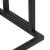Suport de prosoape autonom, negru, 48x24x78,5 cm, fier GartenMobel Dekor