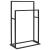 Suport de prosoape autonom, negru, 48x24x78,5 cm, fier GartenMobel Dekor