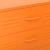 Comodă cu sertare, portocaliu, 80x35x101,5 cm, oțel GartenMobel Dekor