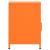 Noptieră, portocaliu, 35x35x51 cm oțel GartenMobel Dekor