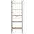 Raft vertical cu 5 niveluri, maro închis și negru, 56x35x174 cm GartenMobel Dekor
