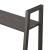 Raft de sine stătător cu 5 niveluri, negru, 56x35x174 cm GartenMobel Dekor