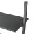 Raft înclinat, cu 4 niveluri, negru, 64x34x150,5 cm GartenMobel Dekor