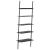 Raft înclinat, cu 5 niveluri, negru, 64x34x185,5 cm GartenMobel Dekor