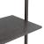 Raft înclinat cu 3 niveluri, negru, 64x35x120,5 cm GartenMobel Dekor